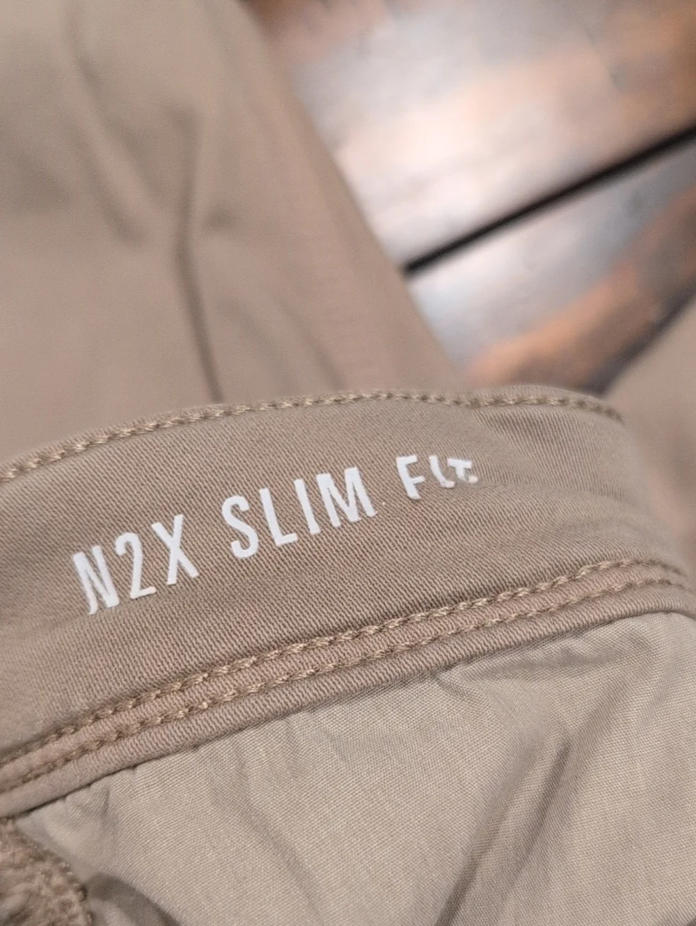 Du/Er No Sweat Slim Taper Pants Desert Khaki Nx2 28x29.5